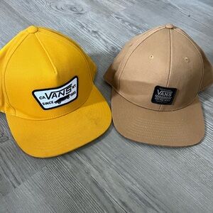 Vans Youth Snapback Collection - Yellow and Khaki Baseball Caps